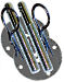 A-1 RACING PRODUCTS 25137 DUAL HOOD PIN KIT