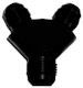 A1PFY0606 Y-BLOCK - #6 INLET with #6 OUTLETS