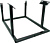 ENGINE CRADEL, Small Block Chevy cradles are made of square steel tubing. Standard model is black powder coated. Standard models do not have provisions for adding wheels. 