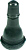 TIRE VALVE STEM, RUBBER, Economical rubber valve stem pulls through wheel for easy installation. Fits a 5/8