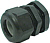 FIREWALL BUSHING, 2 GAUGE, Mounts securely to the firewall and locks onto the wire that passes through the bushing to provide a waterproof and vibration proof method of securing cable. 