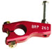 TORSION STOP,CURVE ALUMINUM RED