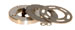 A-1 RACING PRODUCTS Shortie Spindle Lock Nut Kit A1-12852