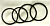 ROUND O-RING KIT FOR PISTON 1.75