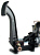 FLOOR MOUNT DUAL MASTER CYLINDER BRAKE PEDAL WITH BALANCE BAR, 6:1 RATIO